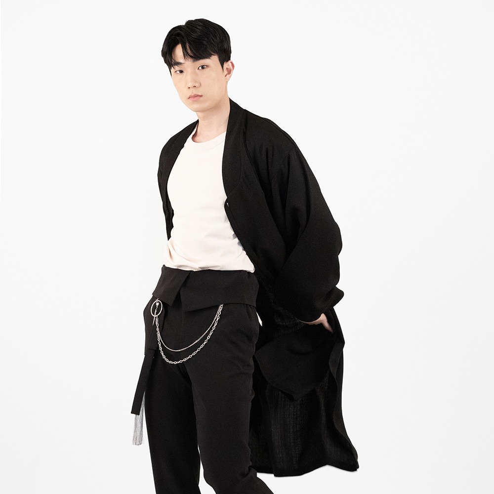 김홍도 중치막 2 [블랙] 리아킴 착용남자한복 남자한복코디 남자생활한복