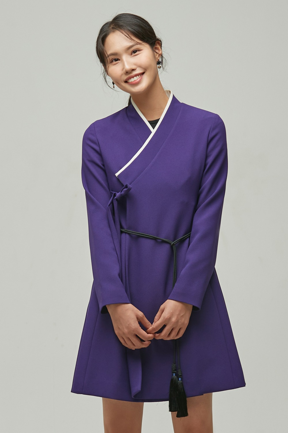 여성 두루마기 재킷 [보라] 배우 김가연 착용